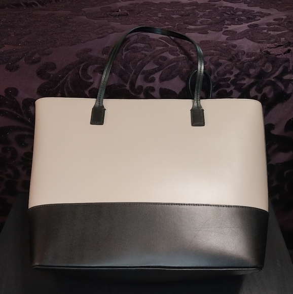 Kate Spade New York Wright Place Karla  Two-Tone Black and Pink Tote - Picture 4 of 8